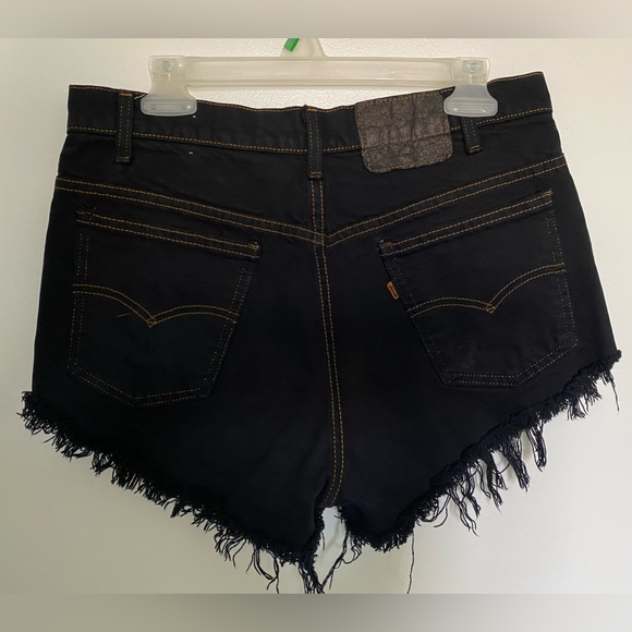 Black Levi’s High-Rise Festival Short Orange Tab - Picture 2 of 6